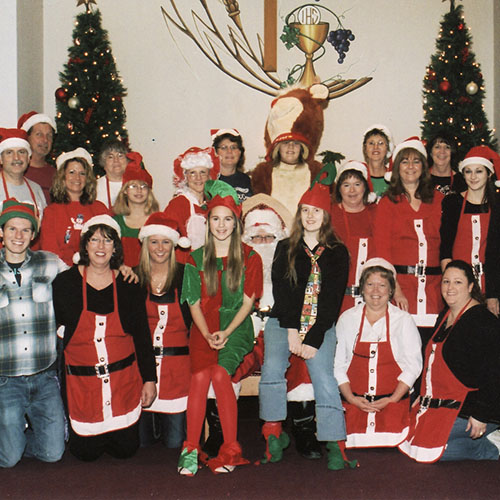 Santa Breakfast Helpers 2012